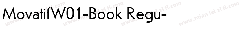MovatifW01-Book Regu字体转换